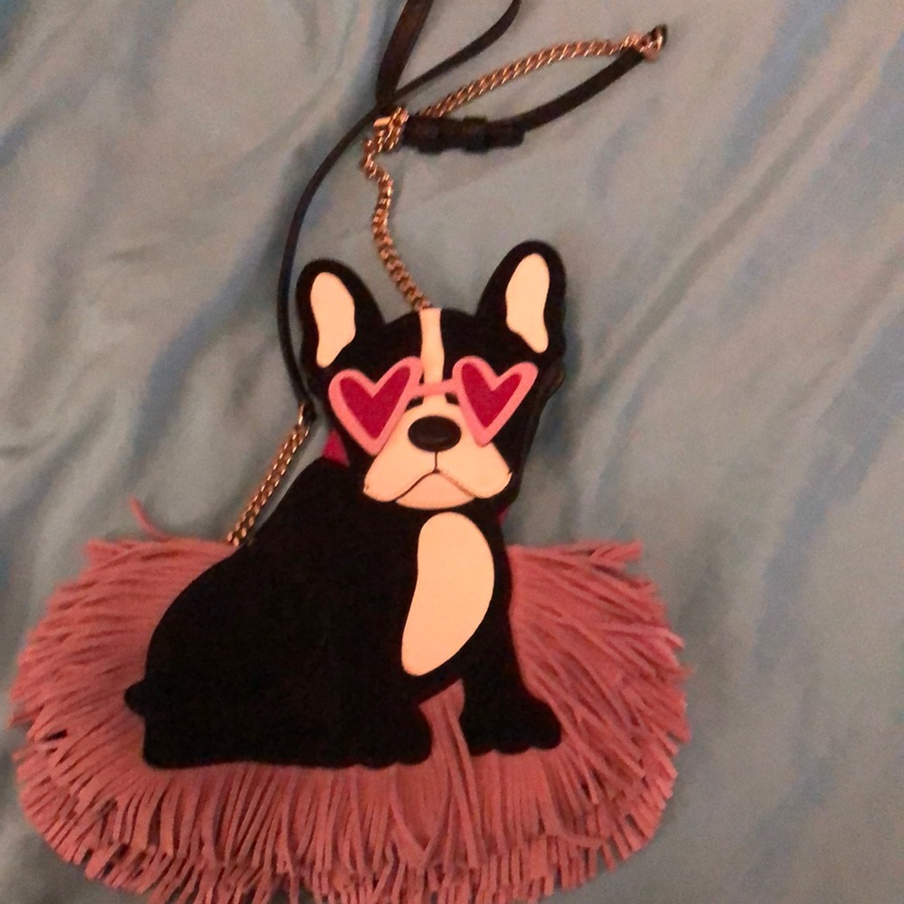 Kate Spade Francois French Bulldog crossbody purse